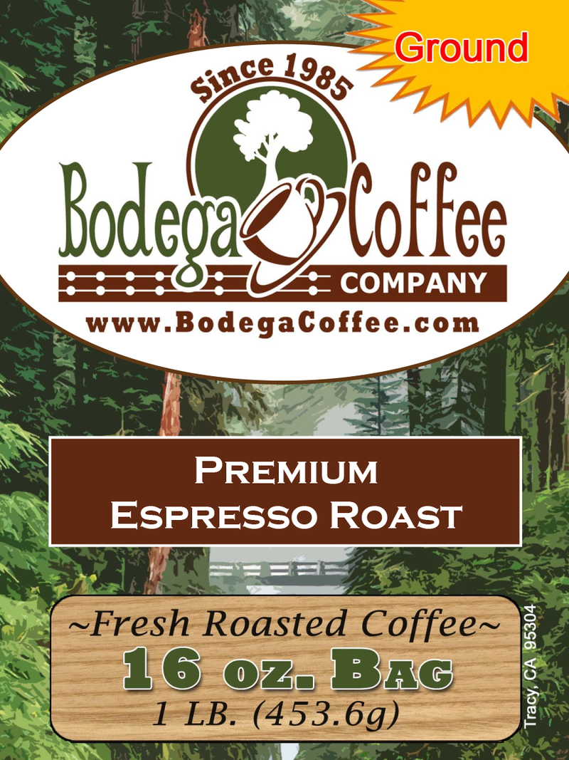 Bodega Espresso Roast label